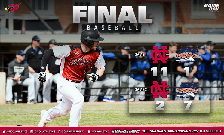 NCC_Athletics's tweet photo. .@nccbaseball Takes Season Series from Wheaton, Adds Fifth-Straight CCIW Trophy https://t.co/uuHIeFmOV1 #WeAreNC ⚾️ #W2W #d3b https://t.co/NR5DPwnvjU