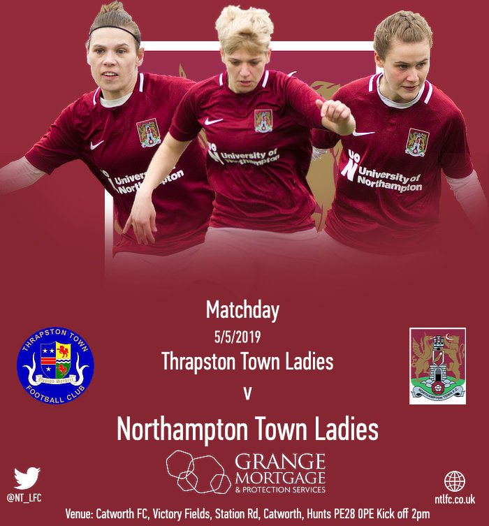 PaulUk13's tweet photo. @ntfc @NT_LFC @GrangeMortgage Today Northampton Town Ladies travel to Catworth FC to play @ThrappoLadies knowing a win or draw will see them promoted as champions! Come and support the girls! #ntfc #ntlfc https://t.co/3Lg1wUD4YV