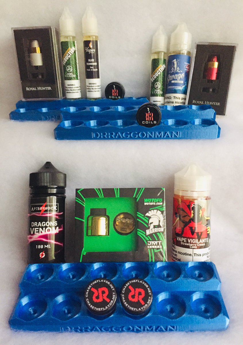 #vapefam Giveaway- 3 prize packs!
Entry Rules: 
21+ only! 
Winners pay shipping 
Follow <a href="/Drraggonman/">Drraggon</a> &amp; <a href="/RR_Coils/">R&R COILS</a> on Twitter 
Sub to my YouTube youtube.com/channel/UCJcNB… 
Like &amp; RT with #DrraggonManVapes 
Tag your vaping friends
Winners chosen May 17, 2019
Good luck!✌🏼💙💨💨💨