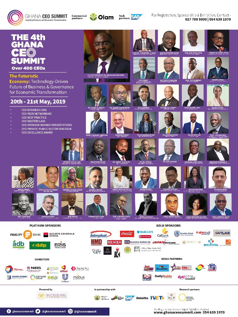 ERNESTDEGRAFT1's tweet photo. SPEAKER-PANELIST FOR THE GHANA CEO SUMMIT. Register to attend at https://t.co/s3R5OEWFRw https://t.co/7HuOSrc2Xk