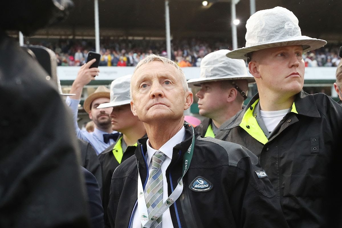 TheJiz's tweet photo. Anyone else think the owner of the horse that almost won strongly resembles Tywin Lannister or was that just us? #JizDoesDerby #JizDoesGoT #KentuckyDerby2019 #GameofThrones https://t.co/GoOKKAhImI