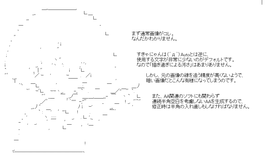 アスキーアートの作り方 8