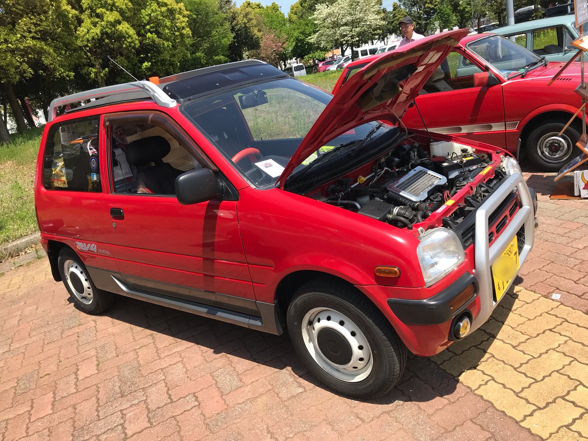 Maxxam Ar Twitter 福井クラシックカーミーティング ダイハツ ミラrv 4 これはレアだ