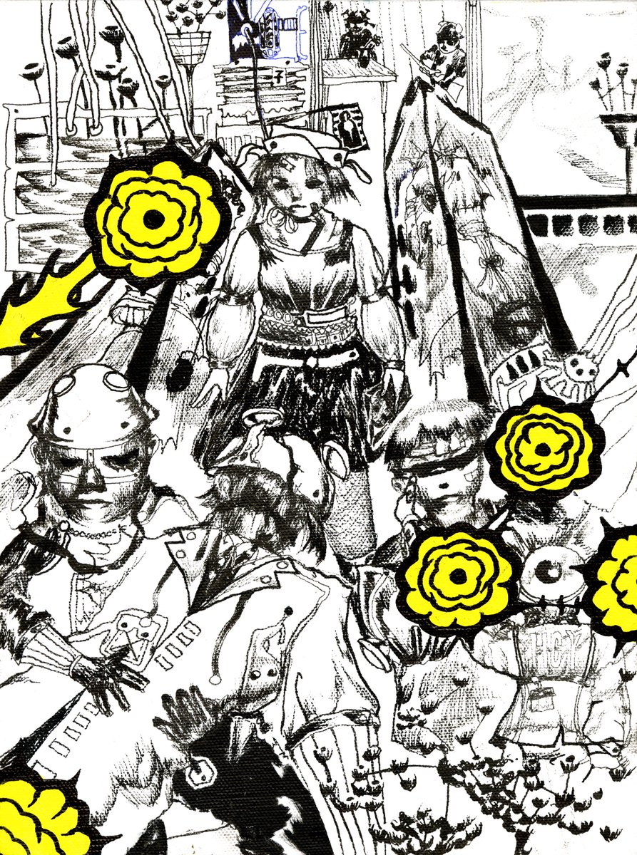 CAMCOLLINS999's tweet image. ALL [DEATH SERIES] PAINTINGS
INK + ACRYLIC