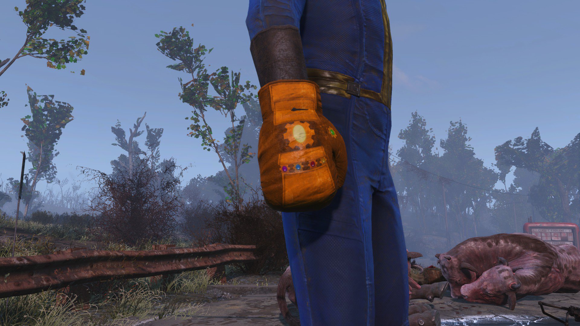 “The "Infinity Boxing Glove" for #Fallout4 is a high dama...