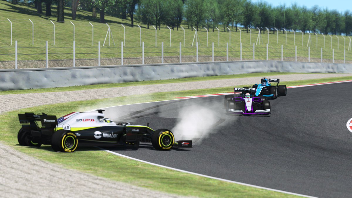 Defiance_Racing's tweet photo. An update on @ApexOnRacing #AORrF2 Season 3 so far.

@Baxterinho made it 3/3 wins so far this season at Barcelona. @S_Davisonn comes in 2nd to make it a 1-2 for the 2nd race in a row.

A great start to the season! https://t.co/UkKBTwUT81