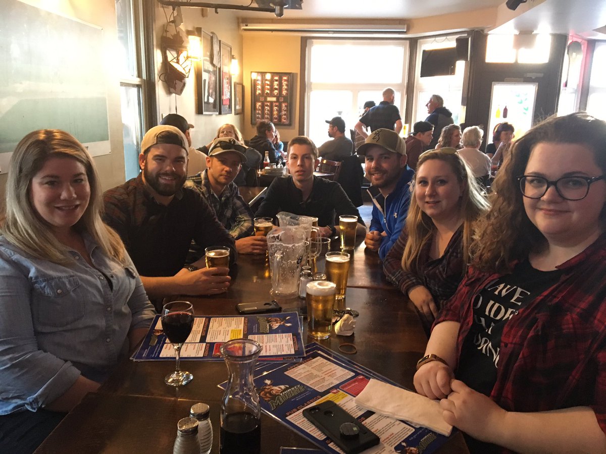#AxeThrowing #TeamBuilding Couldn’t ask for a better team.  <a href="/Astolzy/">alison stolz</a> <a href="/younger_16/">Rob Young</a> <a href="/M_Cybulskie/">Michelle Cybulskie</a>