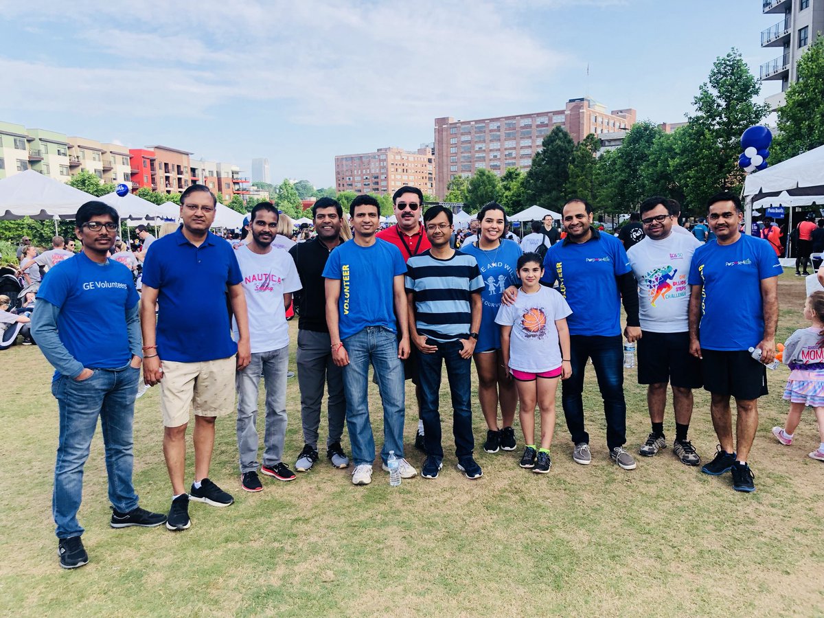 A great day to March for Babies at beautiful Historic Fourth Ward Park in Atlanta downtown this morning with the TCS GE Power account team! We celebrate, remember & hope for a future where all babies thrive & moms have healthy pregnancies. #Purpose4Life #marchforbabies