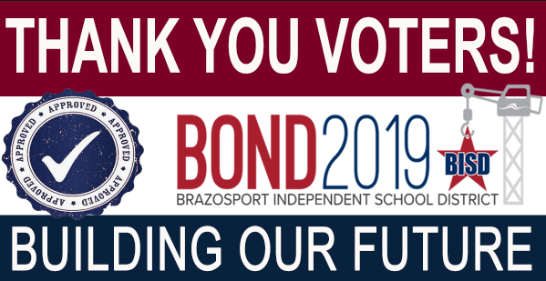 BrazosportISD's tweet photo. Thank you voters!! #BISDfuture #BISD pride https://t.co/CGHqt5FnOh