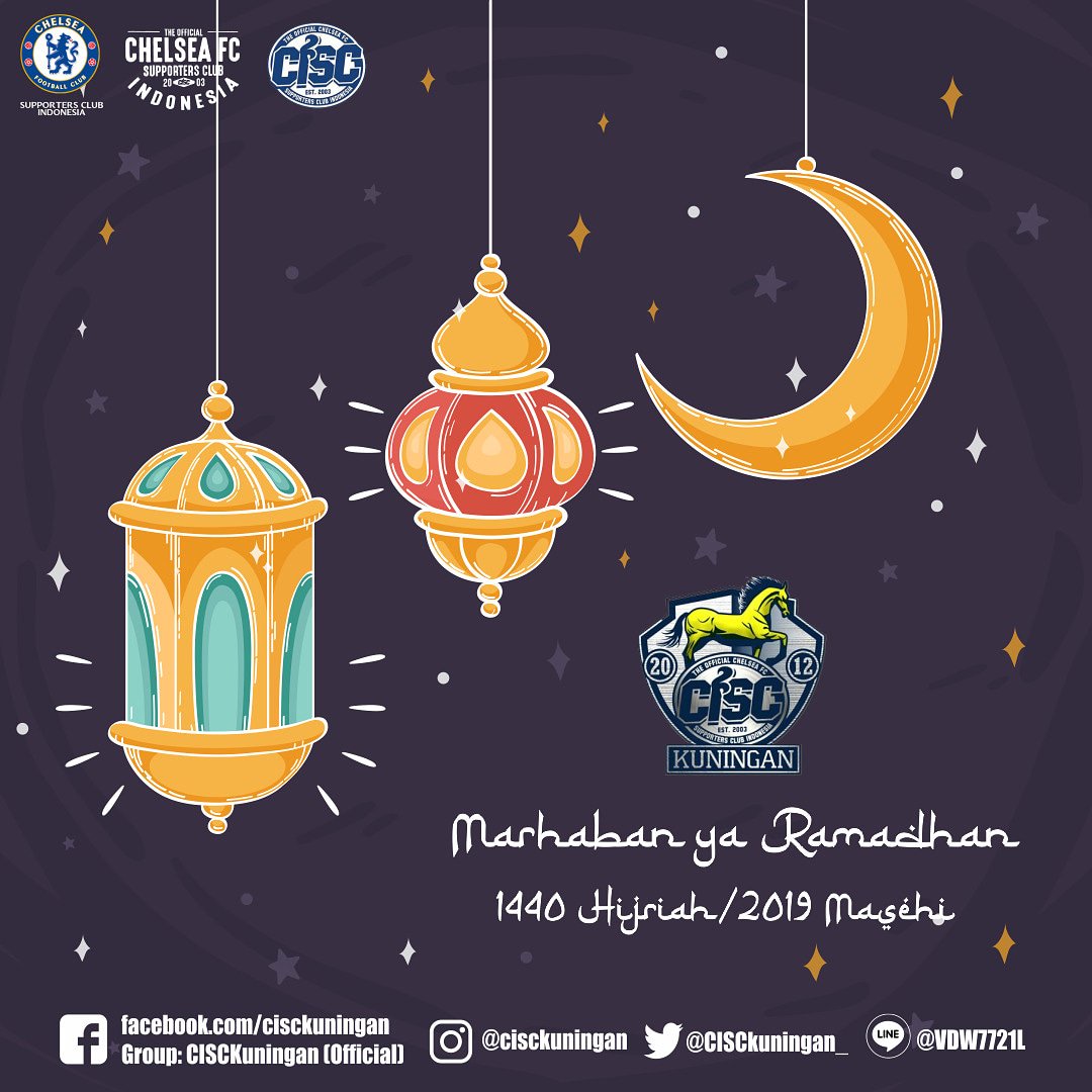 CISCkuningan_'s tweet image. Keluarga Besar CISC Kuningan 
Mengucapkan

Marhaban ya Ramadhan 🙏
1440 Hijriah/2019 Masehi

#CISCKuningan #ThisIsCISC #ciscwestjava #chelseaindo #ramadhan #ramadhan1440h #puasaramadhan #kuninganrepost #kuningan #kuninganasri #kuninganmass