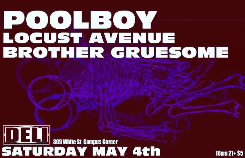 Poolboy405's tweet image. Deli! Doors at 10! 5 bones!