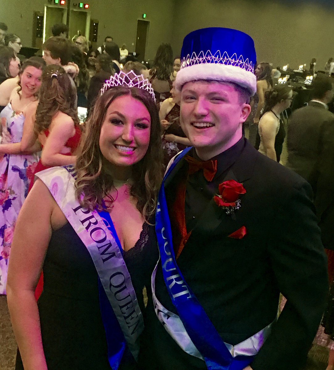 Congratulations to Brigid McCarthy and Chris Baraglia - 2019 Prom Queen and King!
