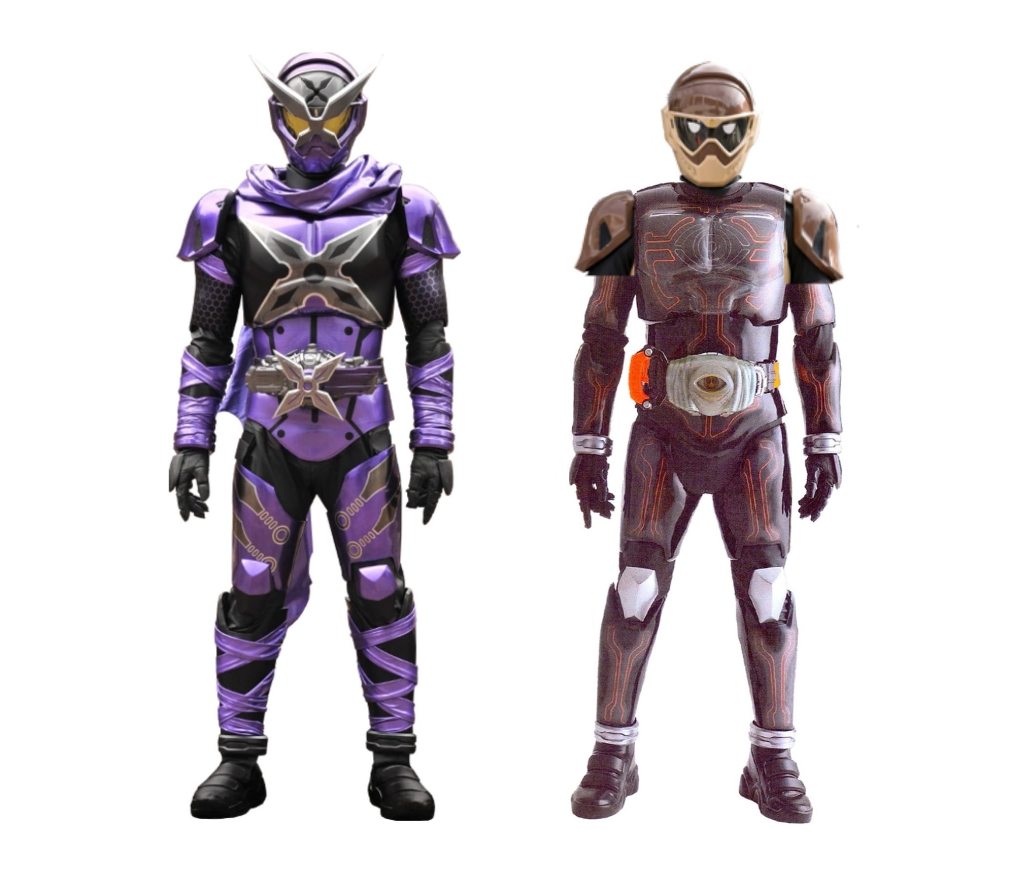 Demi 未来ライダーのスーツ元比較 ベルトが違うのと雑コラなのはご了承 Nitiasa 仮面ライダーギンガ 仮面ライダーシノビ 仮面ライダークイズ 仮面ライダーキカイ T Co Nriukzhb81 T Co Dqlc7e2yln Twitter