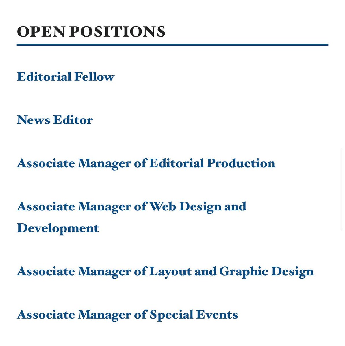 Interested in joining JCEMS? There are 6 positions open! To apply send a resume/CV, brief description of qualifications/interest, and contact information for at least on reference to JCEMS@CollegeEMS.com 
For more information, please visit: collegeems.com/editorial-boar…
