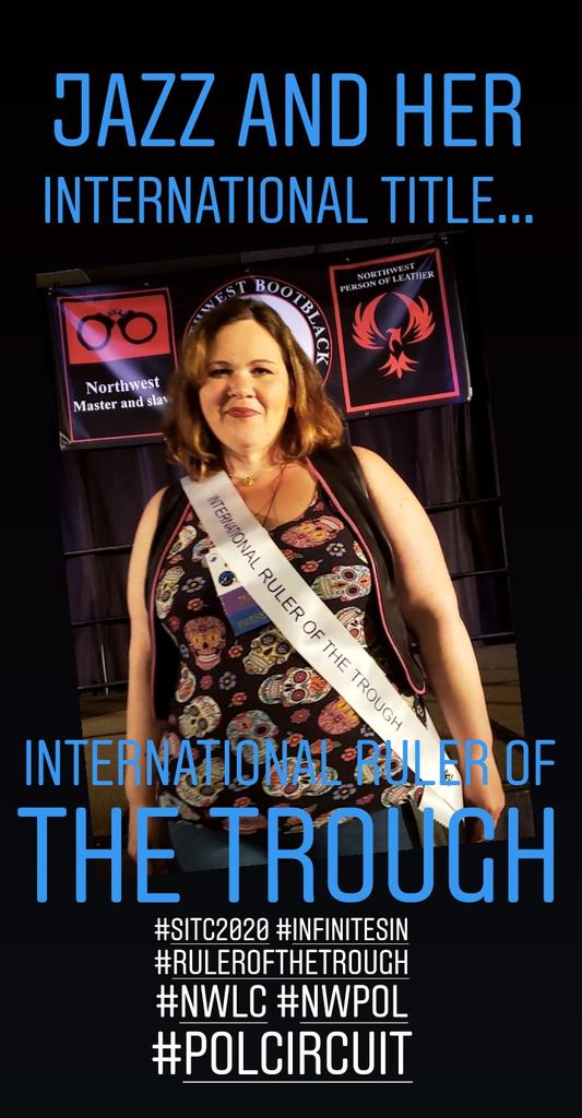 SinInTheCityLV's tweet photo. Jazz and her International title...
International Ruler of the Trough
#SITC2020 #infinitesin #rulerofthetrough #nwlc #NWPOL #polcircuit https://t.co/N0yY30ywit