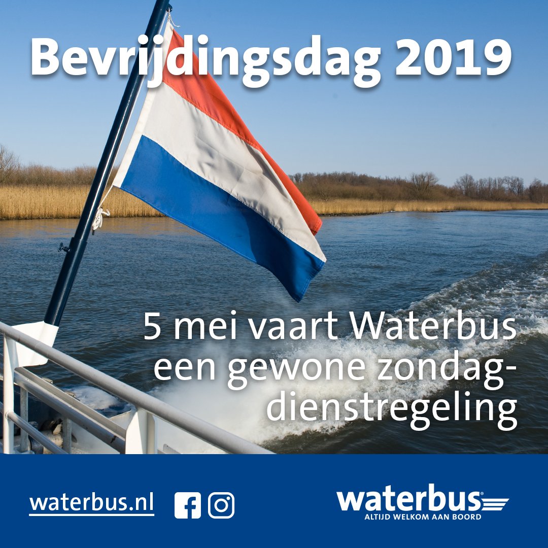 waterbus's tweet photo. #bevrijdingsdag #vrijheidvieren #dienstregeling #OV #waterbus #zondag #5mei #rotterdam #dordrecht #feest #vieren #ov9292 #altijdwelkomaanboord https://t.co/SwZvrP3HQT
