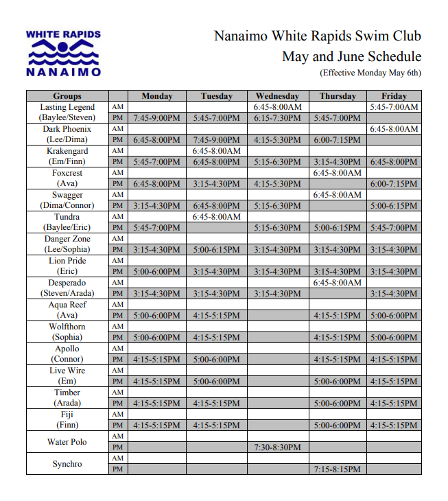 NWRSC's tweet photo. 217 members signed up so far, and the 2019 May/June Schedule (along with the Group Lists) has been released! Can anyone figure out this year's Group Theme? https://t.co/cpOl51MyWp https://t.co/8cvCBdwOmJ