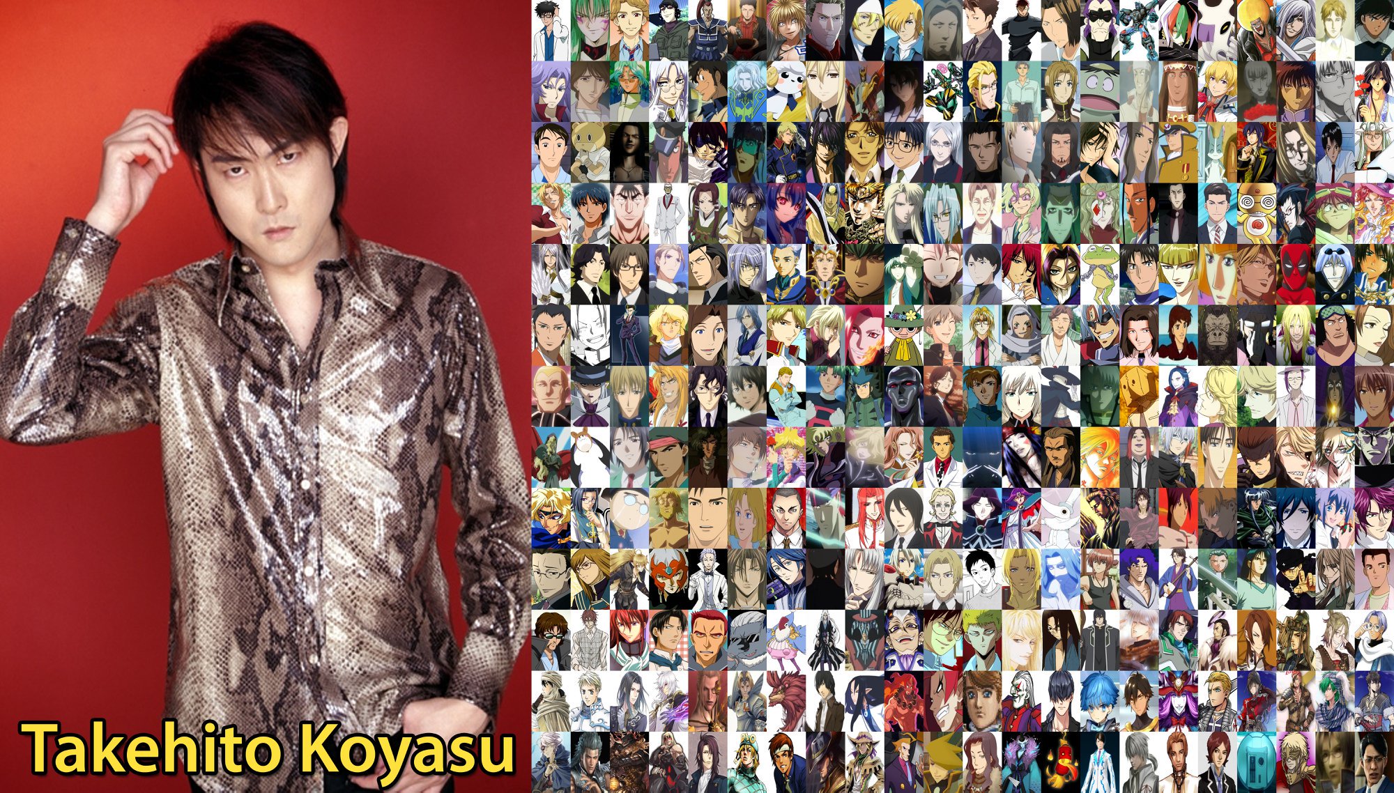 Happy 52nd birthday to Takehito Koyasu (VA of Hans, Spook Clown and Ozymandias) 