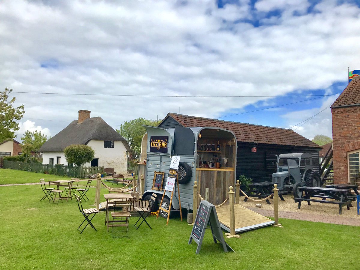 EventBoxLincs's tweet image. The Village, Church Farm Museum, we are all set up again for day, come join us for a glass of Fizz or try one of our Premium Gin and tonics #skegness #prosecco #gin #lincolnshire #fizz