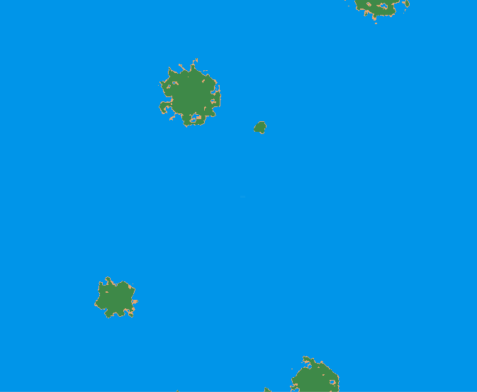 misspeldgames's tweet photo. With a procedurally generated map of islands the world will be "infinite" #gamedev #indiegame #indiedev https://t.co/8hAfTlHnTQ