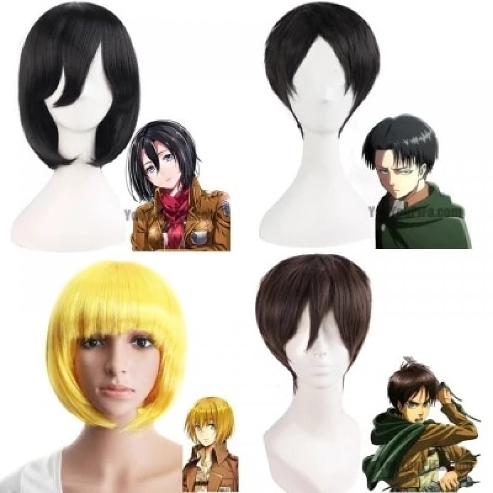 Attack On Titan Wigs 47.59 animemotions.com #animemotions #animefigures