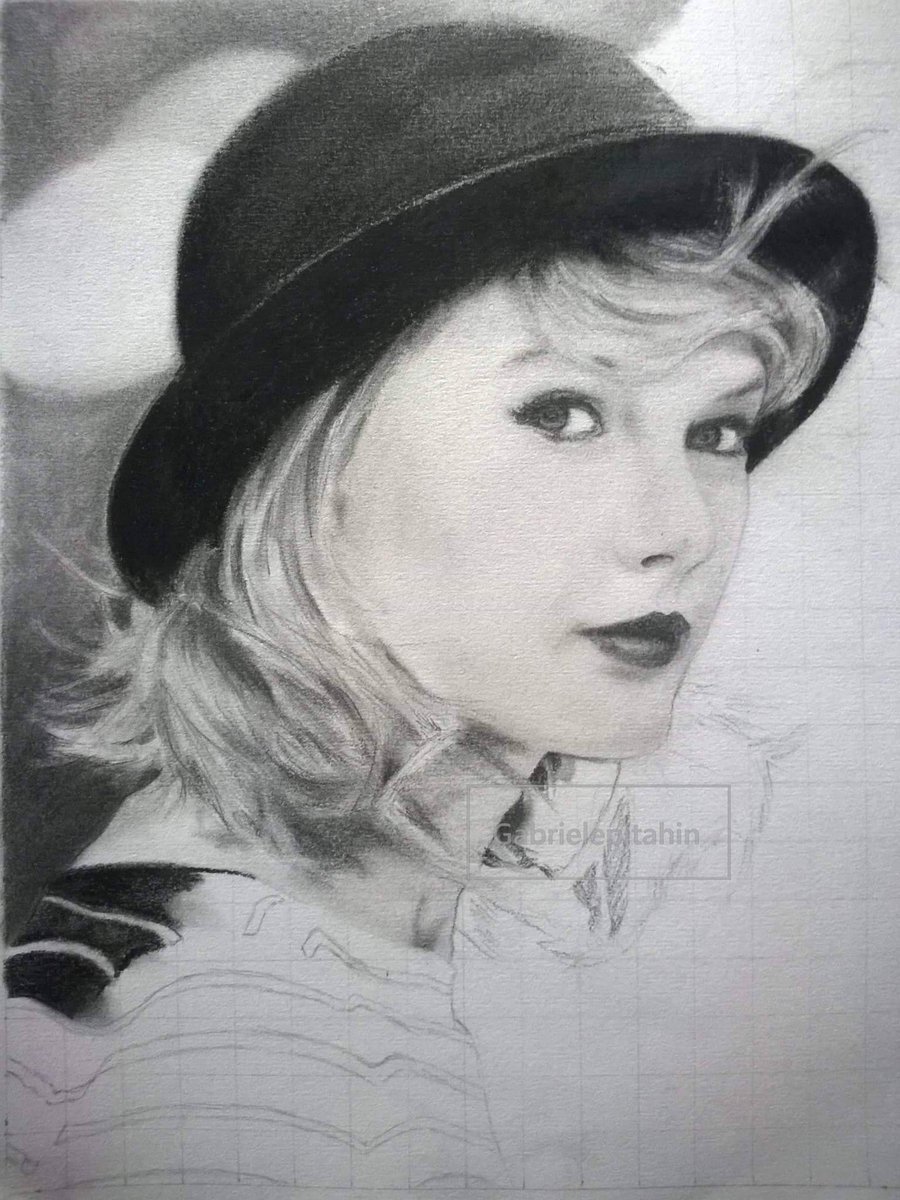 HatingGaB's tweet image. So, I drew this 4 years ago, huh?
Graphite pencils on paper.
#TaylorSwiftME #taylorswiftisback