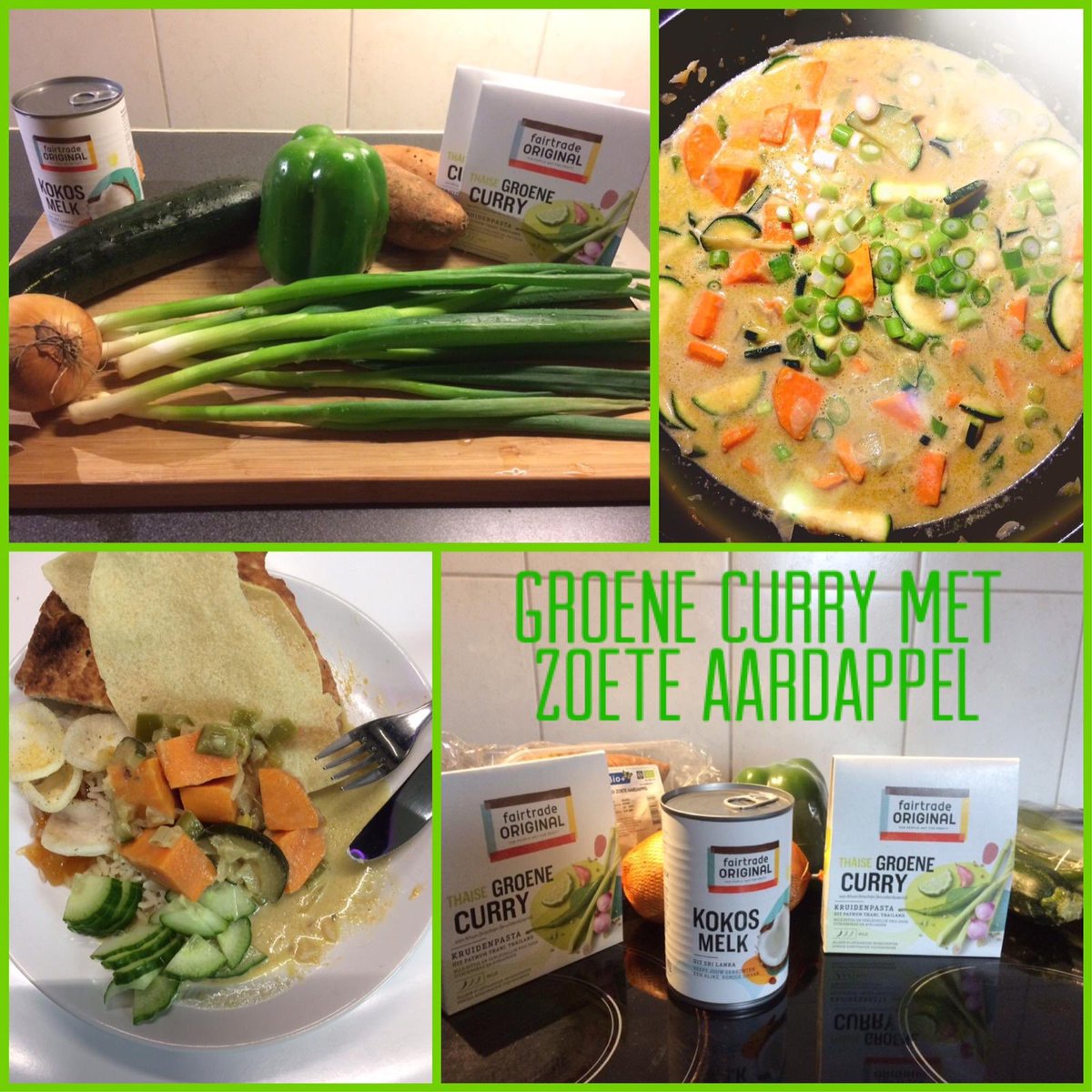 Saskia maakt tijdens de #Fairtradeweek een heerlijke curry.