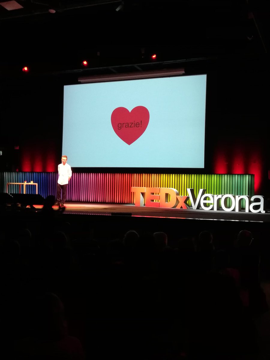 TheBoredC1's tweet photo. Umanità, passione e talento! Grazie a te Giuseppe! ❤️
#TEDxVerona #tedxtalk https://t.co/CGZ3i75a7j