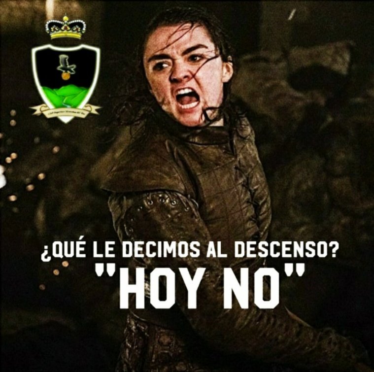 Listos para la batalla!!

Hoy a las 17:00 en Treceño
<a href="/CDValdaliga/">C.D.Valdáliga</a> - Montañas

#NotToday #GameofThrones