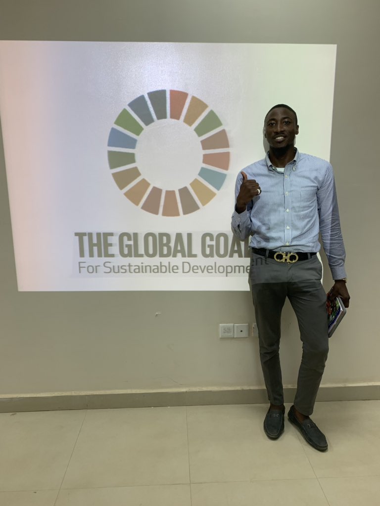 Baraq_Tee's tweet photo. Thanks to @YMADnigeria for the enlightenment about the @SustDev of  @UN. It was indeed an eyeopener. With the global needs in mind we are definitely set for development and greatness. #LEAD101 @taariq_aziz21 @iMurkthar https://t.co/D3PwsB3HSy