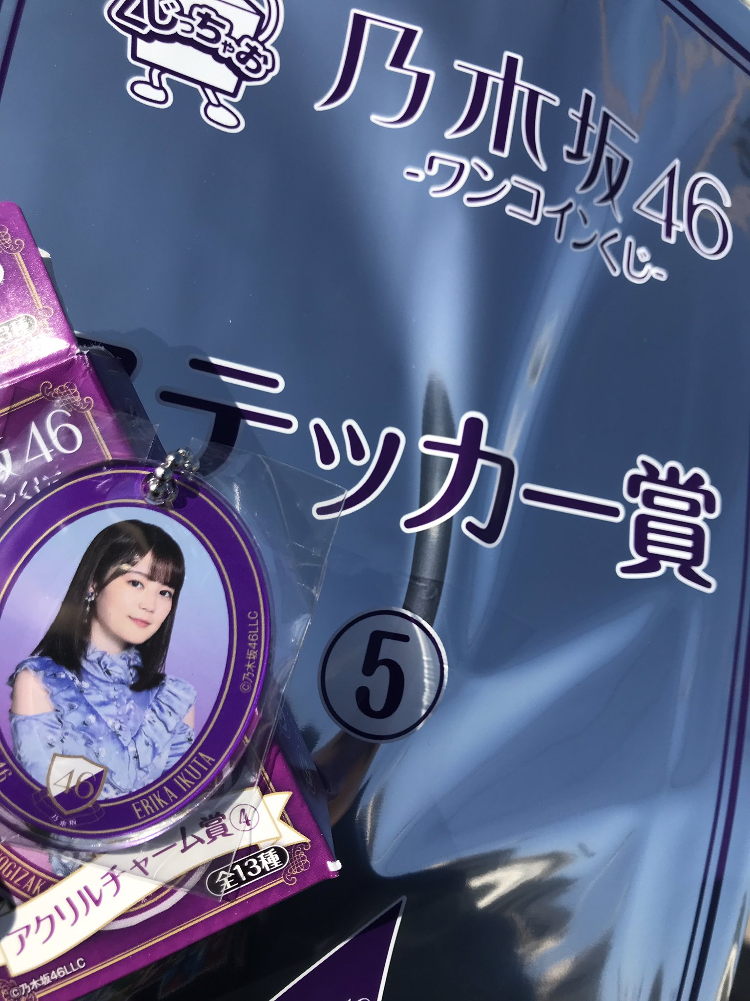 乃木坂46 ワンコインくじ アクリルチャーム 乃木坂46 ワンコインくじ アクリルチャーム