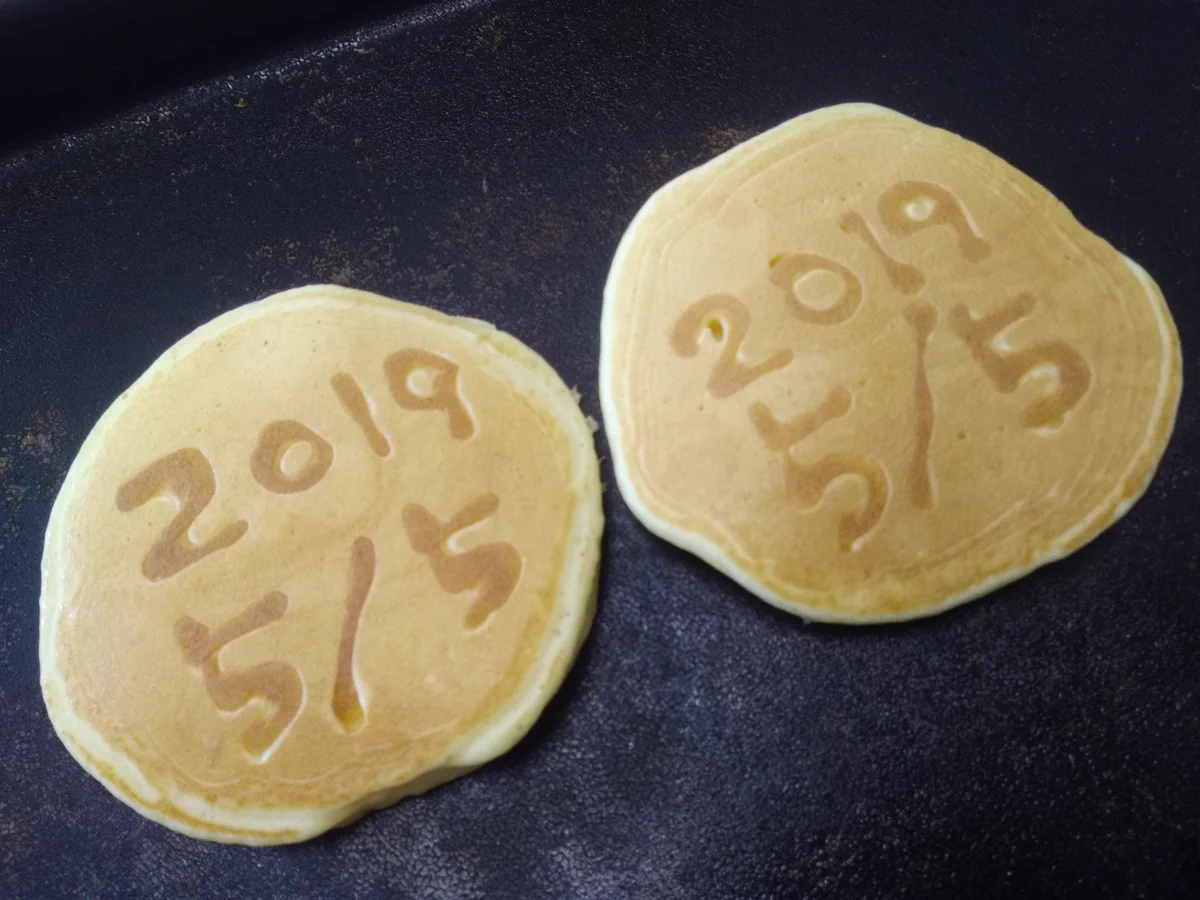 冷凍するホットケーキの日付の記入方法が斬新ｗ