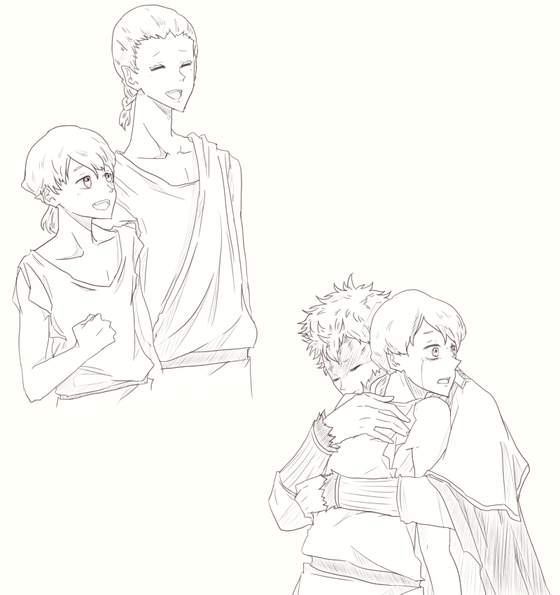 じんぐう リクエスト頂いてました リヒト パトリ ヴァンジャンス団長 うーん 色つけ分からず申し訳ありません