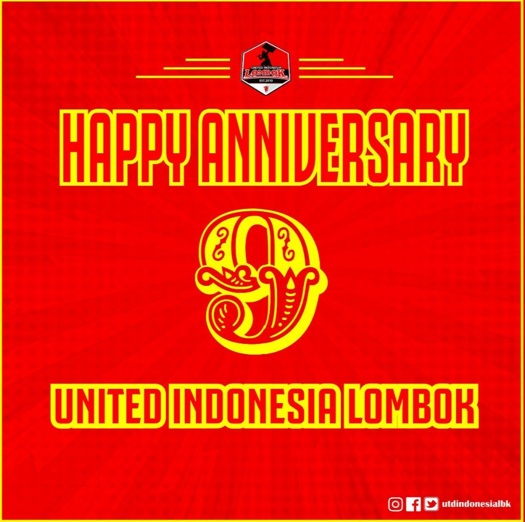 Hari ini UI Lombok genap 9 tahun.. semoga tetap kompak dan solid selalu #UIL #9thAnniv