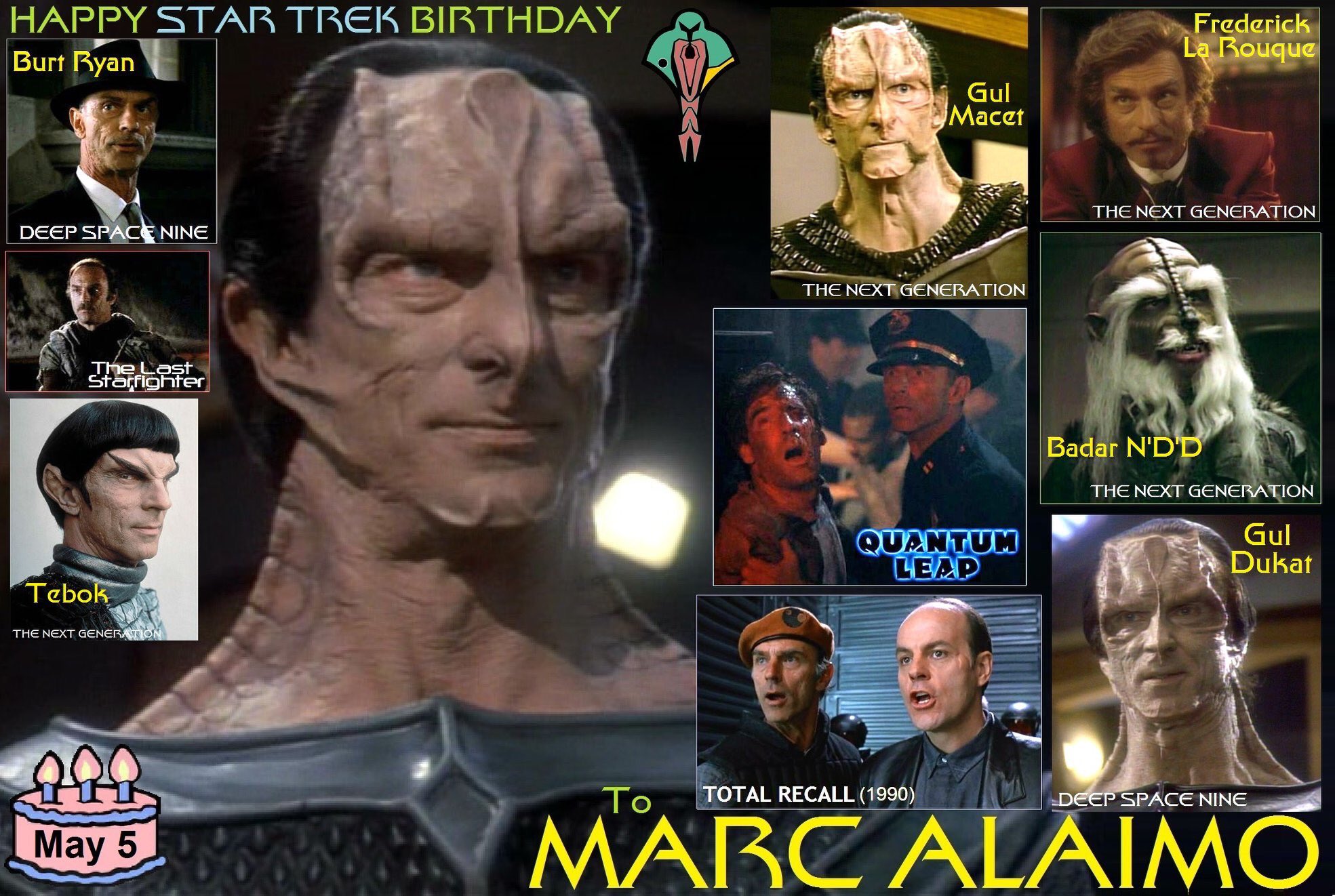 Happy birthday to Marc Alaimo aka Gul Dukat.  