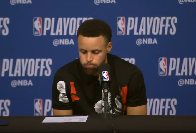 【影片】落後5分無人防守,為什麼不選擇上籃?柯瑞賽後沮喪的回答了記者!-黑特籃球-NBA新聞影音圖片分享社區