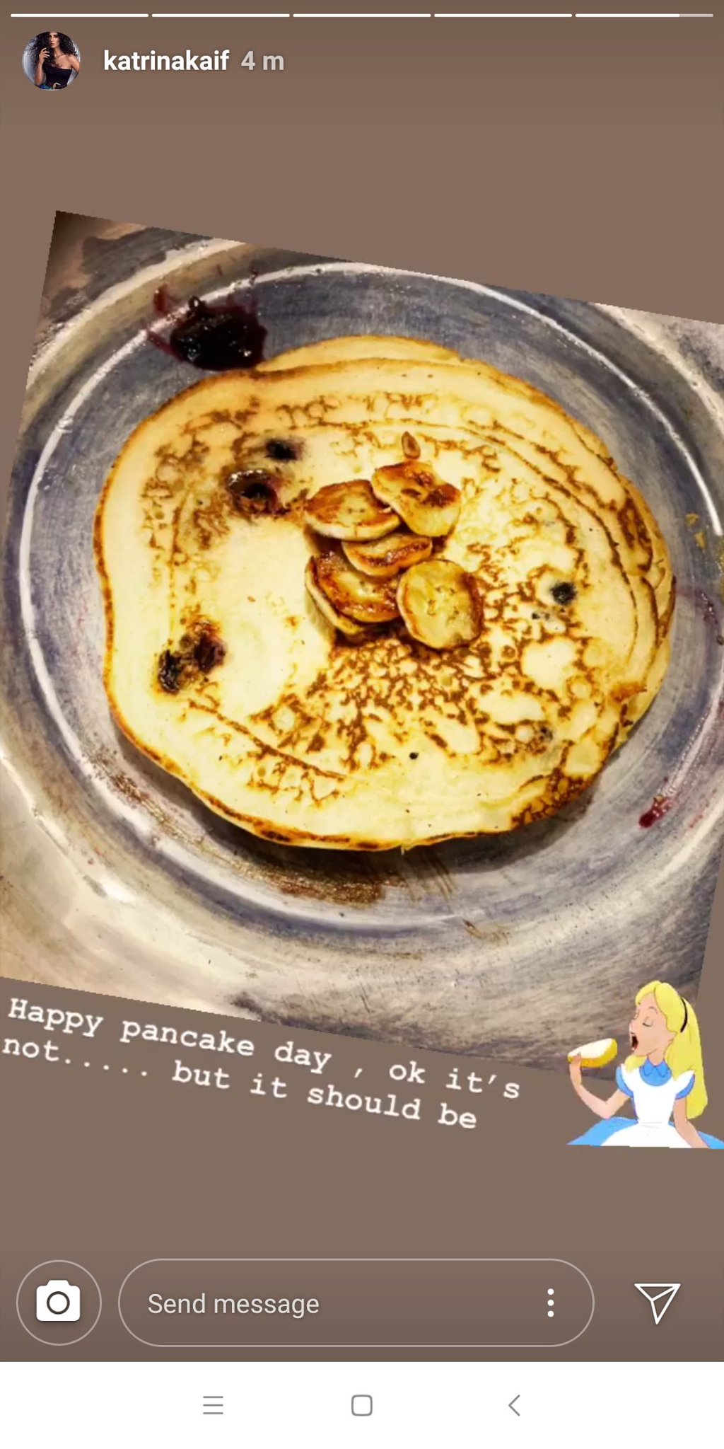 sanghamitra on Twitter: "Her true love ??? pancake ??? #katrinakaif… "