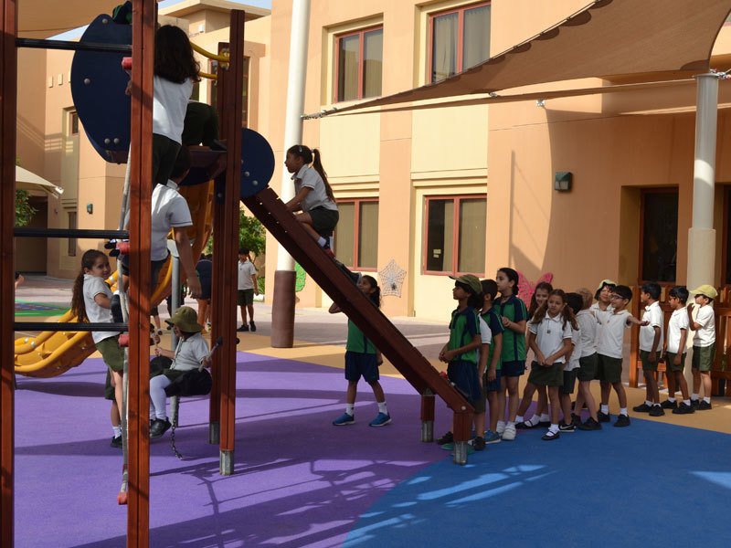 GreenfieldIntS's tweet image. With an excitement we announce our renovated Primary Play Area OPEN! 🙂
Check out the photos from the ribbon cutting ceremony today.
#behappybegcs #taaleemdxb #inspiringyoungminds #wearegcs #mygcs #playground