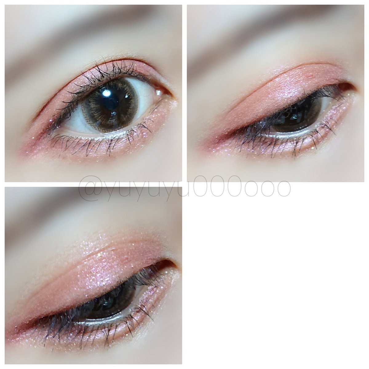 ゆな Twitter Da Macのラストダンス びっくりするほどラメが可愛い リンメルの単色アイシャドウ22と合わせた