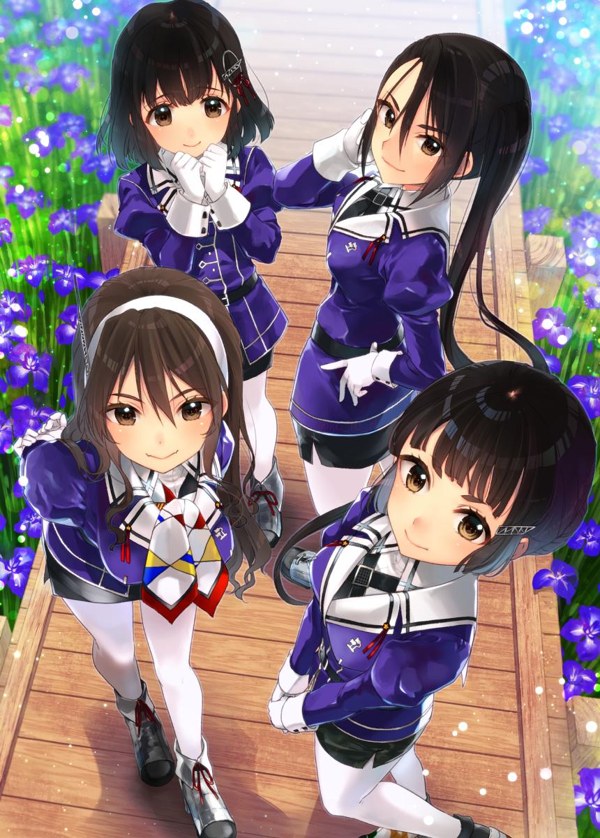 Makotosama_85's tweet photo. Cute ShipGirls #Haguro #Myoukou #Nachi #Ashigara #Kancolle #KantaiCollection https://t.co/Y5CVEXzmqx