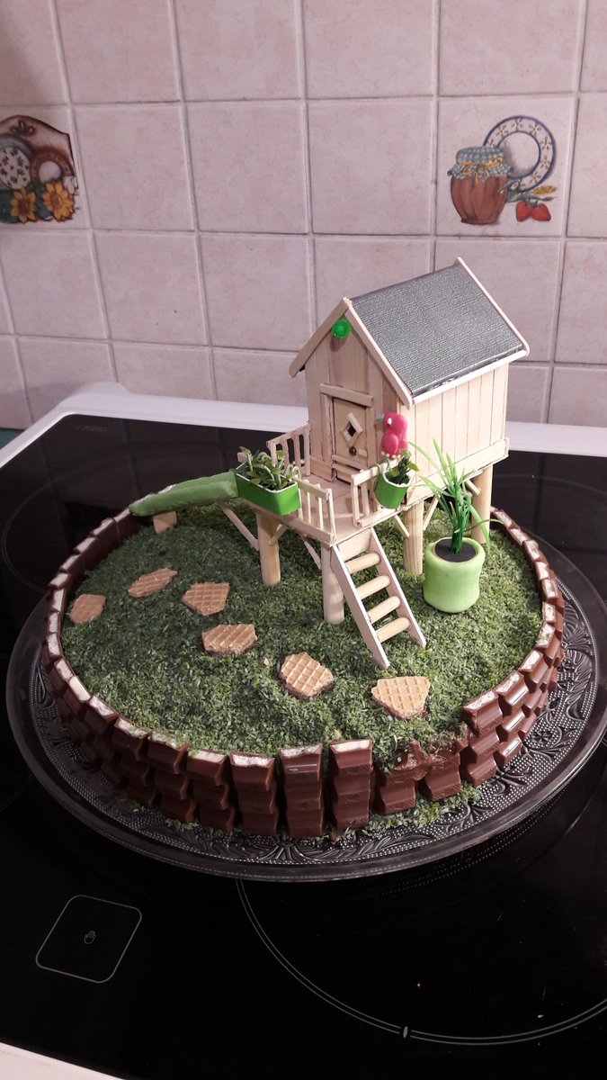 Ad Astra 85 No Twitter Voila La Gateau D Anniversaire De Mon Fils Accorde Avec Son Cadeau 9h Pour Monter La Vraie Cabane 6h Pour Fabriquer Celle Du Gateau Le Temps Passe N Est Pas Proportionnel