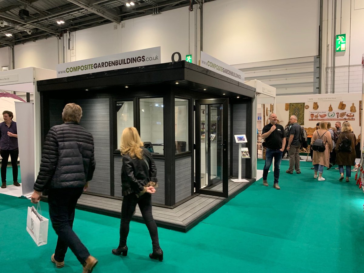 compositegarden's tweet image. Busy day one and Grand Designs Live in London.  Feel free to come along to find out more about our Garden Rooms!