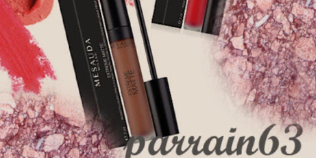 Parrain_63's tweet photo. Rouge à lèvres liquide EXTREME MATTE de la marque MESAUDA.
Ce sera mon prochain test !
Merci @Gouiran_Beaute @Mesauda @MesaudaCosmetic
#gouirancreative #test #parrain63 #rougealevres #maquillage https://t.co/nvxis4IkVO
