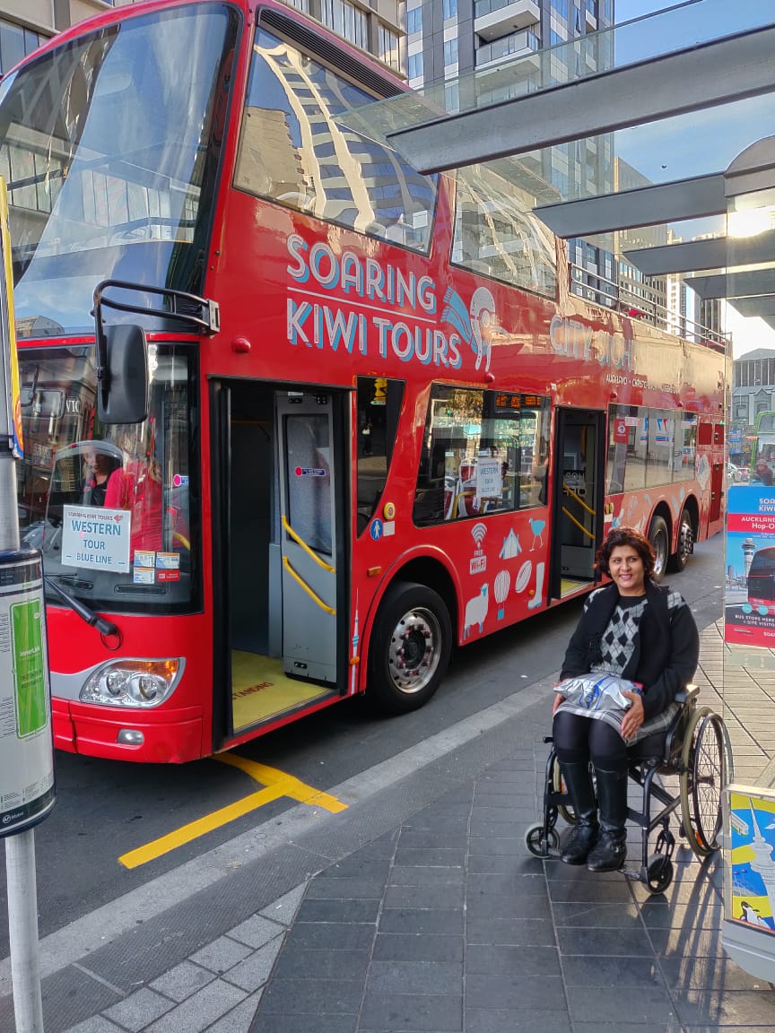 DeepaAthlete's tweet photo. What a beautiful city #Auckland is. Visited the #SkyTower, followed by a city tour. So pleased to see the end to end accessibility here.
#DeepainNZ #DeepaInspiring #SirEdmundHillaryFellow #PMFellow #NewZealand https://t.co/ZfKaFD2WXy