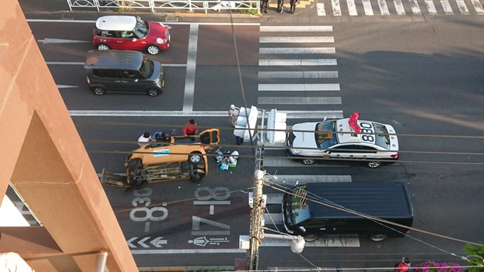 甲州街道で横転事故 東京都八王子市大和田町5丁目交差点付近で事故 国道号 渋滞 まとめダネ