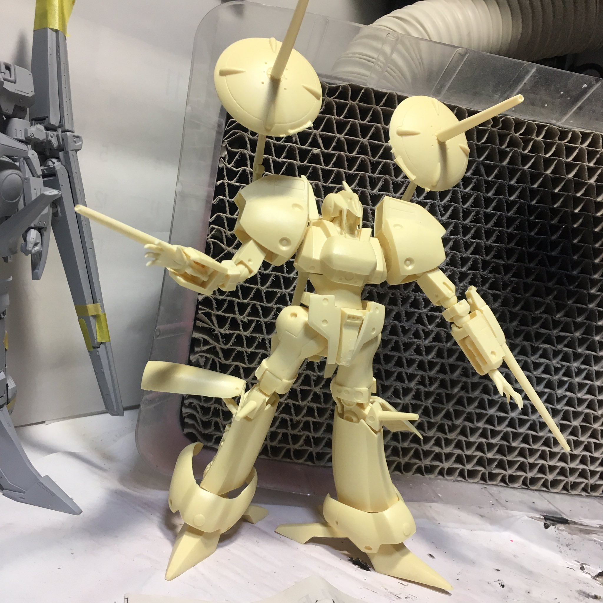 ボークス　1/100 ガイラム　エルガイム　ガレージキット　現状 ボークス 1/100 ガイラム エルガイム ガレージキット 現状