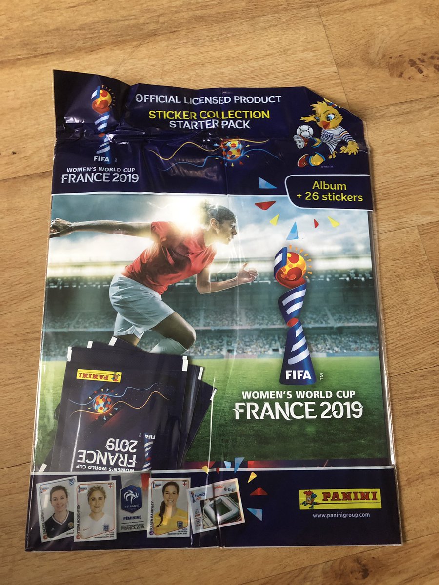 It’s arrived! Eek! @FIFAWWC #GotGotNeed Hopefully not as many doublers as #EURO2017 🤞