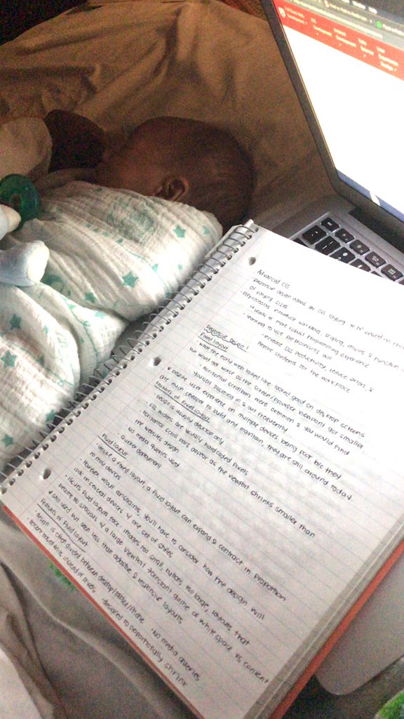 AlohaMade_'s tweet image. Took some quick notes on #AdvancedCSS to prepare for Monday’s class on Responsive Designs! Now time to hit the sack cause balance. 💗 #LambdaSchool #FullStackWebDevelopment #momswithgoals