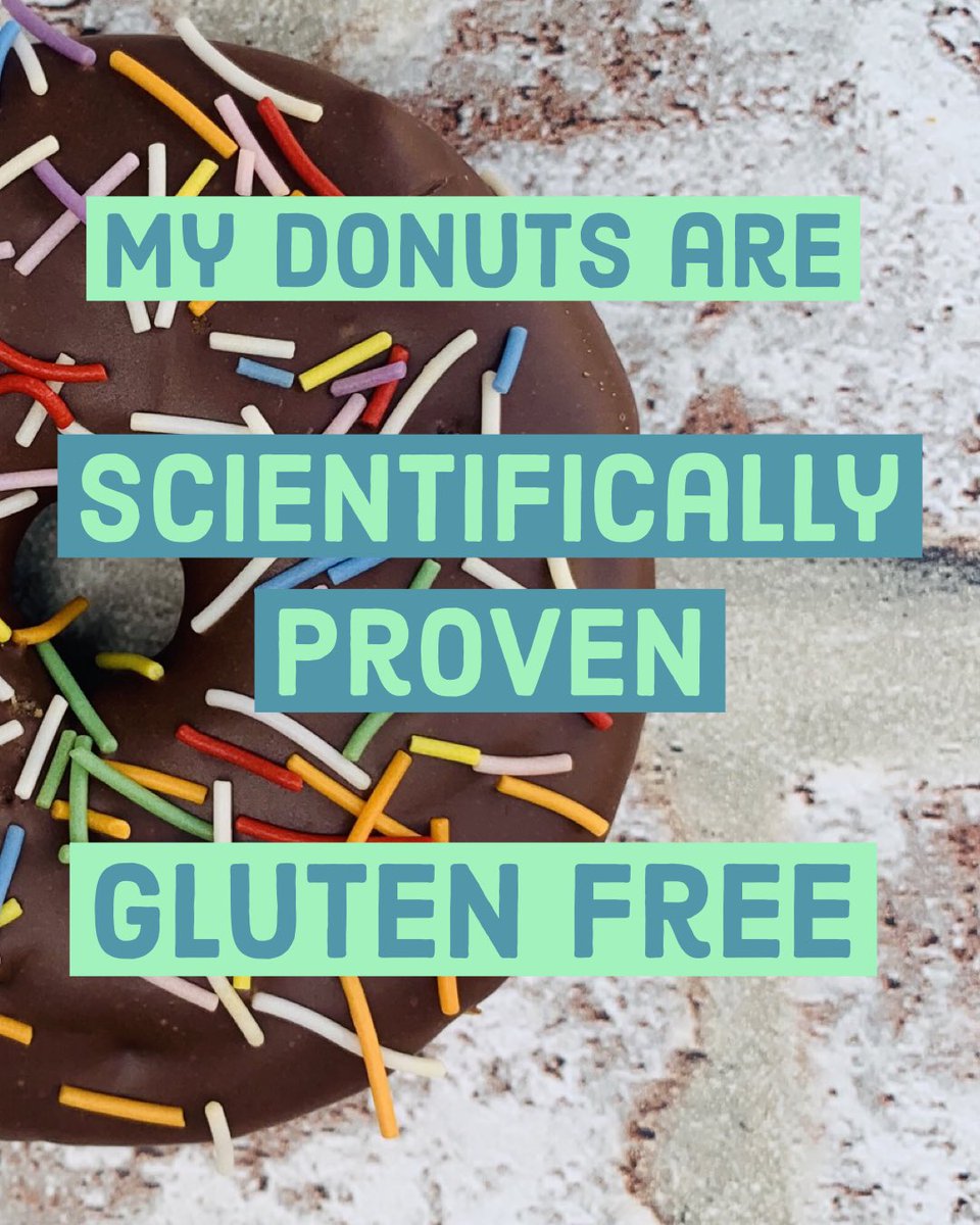 When you buy ‘Gluten Free’ from me, you can rest assured it’s not just a claim 👨🏼‍🍳🍩👍🏻 #Dorset
