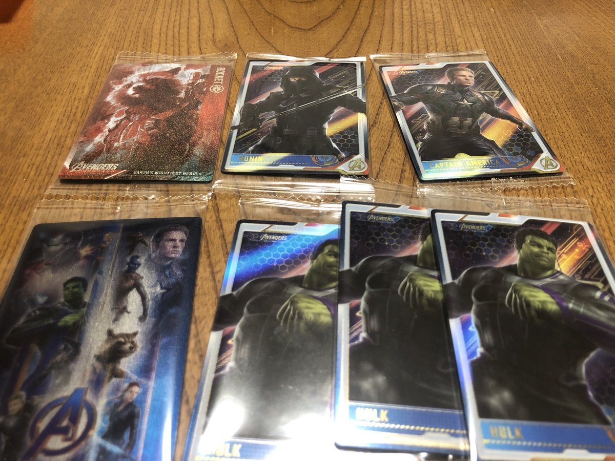 karenren500's tweet photo. アベンジャーズウエハース
[交換]
(譲)画像に乗っているカード

(求)ネビュラキャラクター12
      アントマンキャラクター8
郵送での交換希望です！
FF外からも気軽にリプお願いしますm(_ _)m https://t.co/Mb7pru6X1U